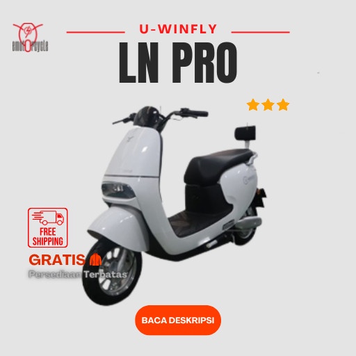 Gratis ongkir se-Jawa Sepeda Motor Listrik Uwinfly LoveSummer