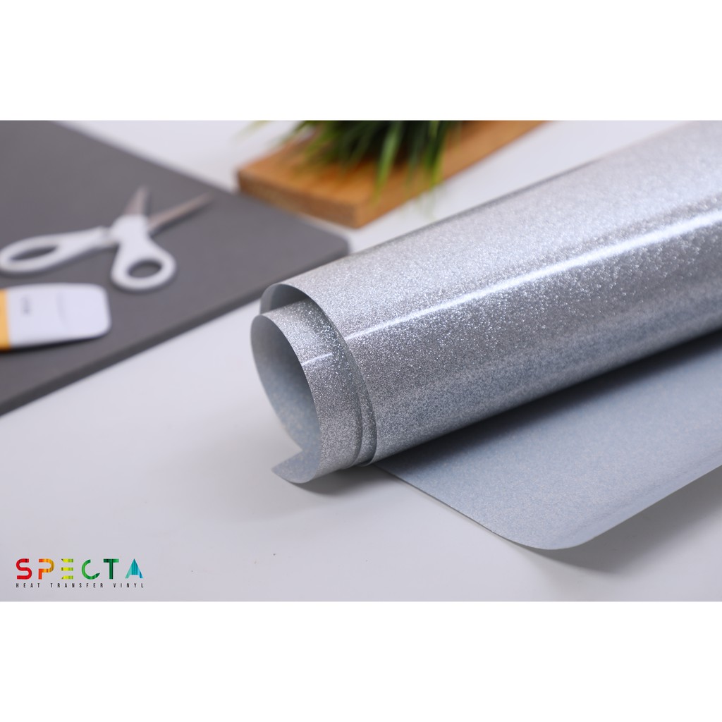 POLYFLEX GLITTER KOREA SPECTAFLEX GLITTER GT-03 HTV SILVER