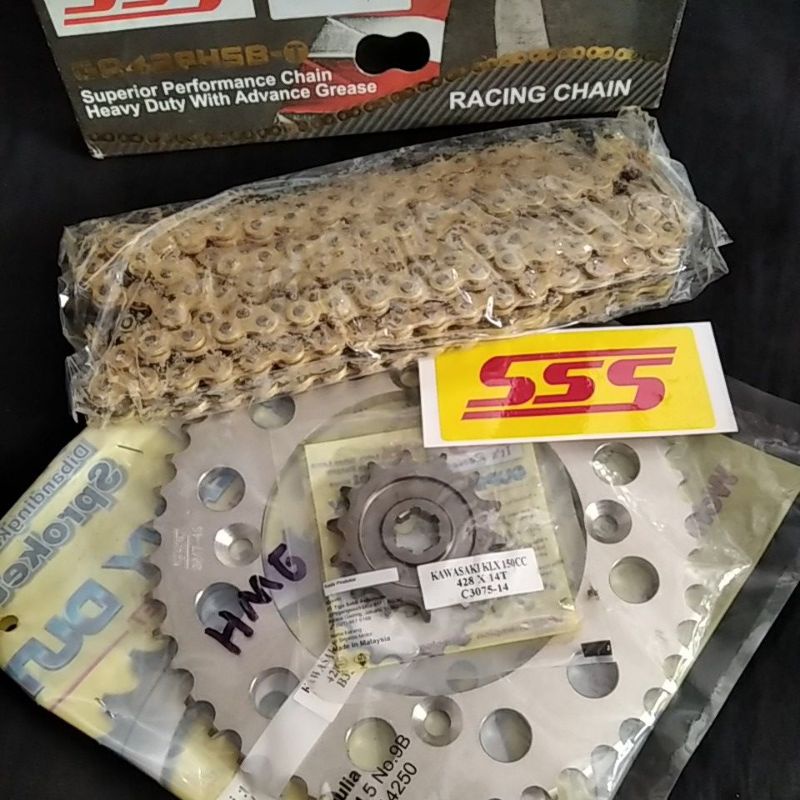 GEAR SET SSS KAWASAKI KLX 150 GEAR SET KLX