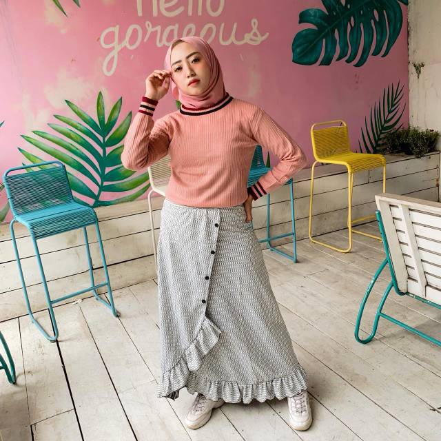 Jual Allin Skirt Rok Wanita Rok Korea Indonesia Shopee Indonesia
