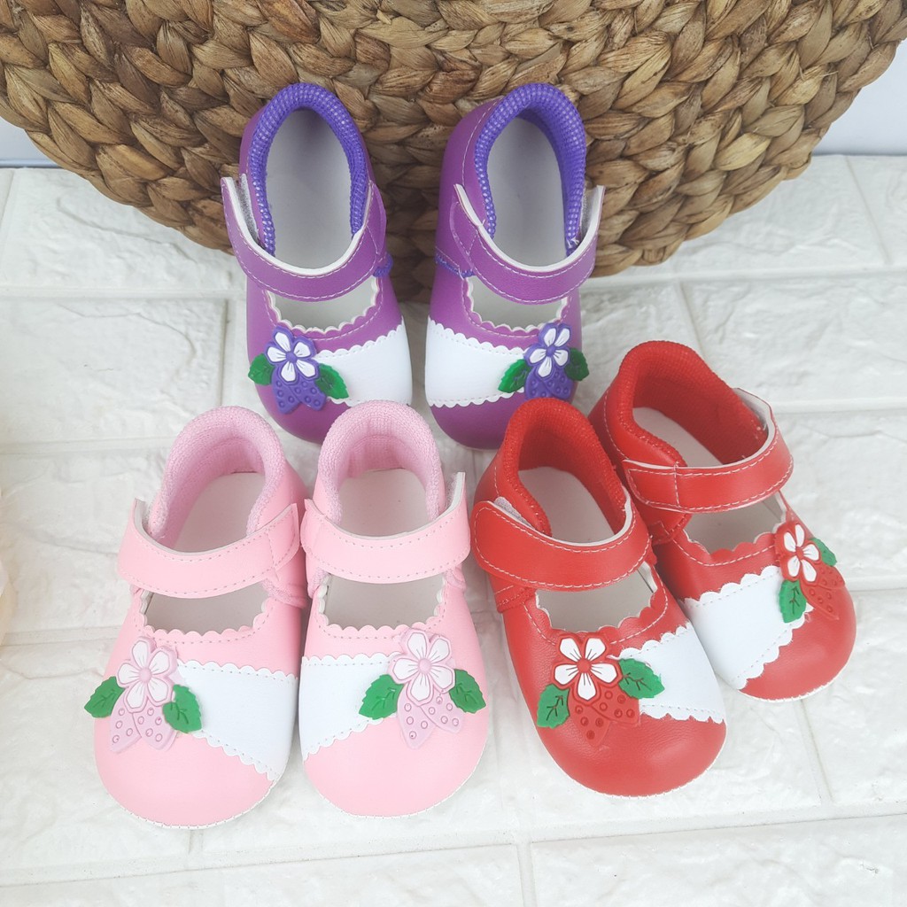 [TAMAN SEPATUKU] SEPATU TRENDY MURAH PREWALKER ANAK PEREMPUAN MOTIF BUNGA DAUN GPX02