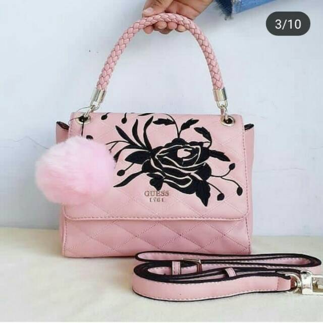 Tas guess heather top handle bag