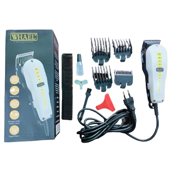 MESIN CUKUR RAMBUT WHAEL HAIR CLIPPER WHAEL - Alat Mesin Cukur Rambut Listrik Original WHAEL -Hair Clipper Elektrik WHAEL