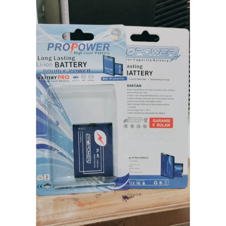 PRO POWER BATRE NOKIA BL 4D 1500 MAH BL4D DOBEL POWER BATTRY BATRE NOKIA