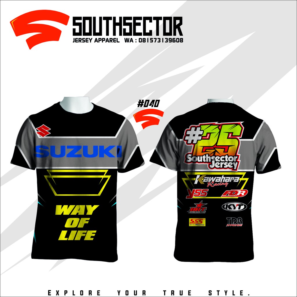 Jersey Racing / Kaos Racing (CUSTOM NAMA)