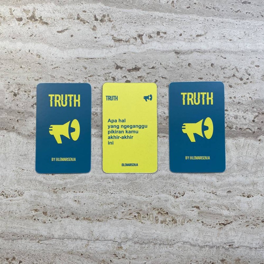 MOMBABY1 Kartu truth and dare edisi kedua / mainan seru truth or dare edisi 2