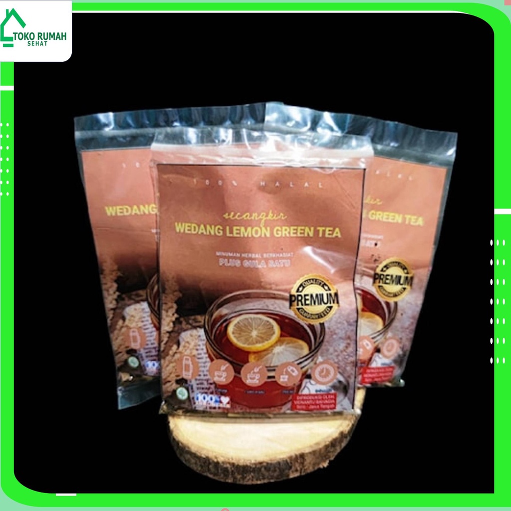 

WEDANG LEMON GREENTEA / TEH LEMON GREENTEA - LENGKAP DENGAN GULA BATU
