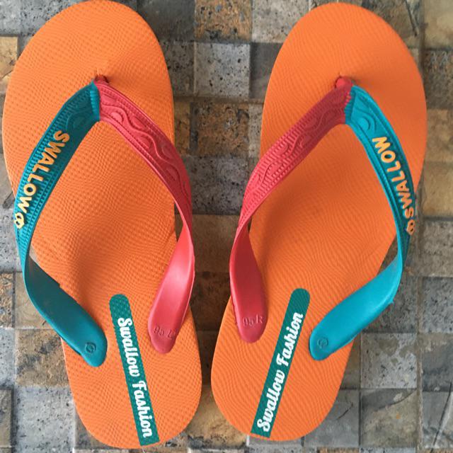  Sandal  Swallow  Fashion Male Orange  Ukuran 9 5 11 5 