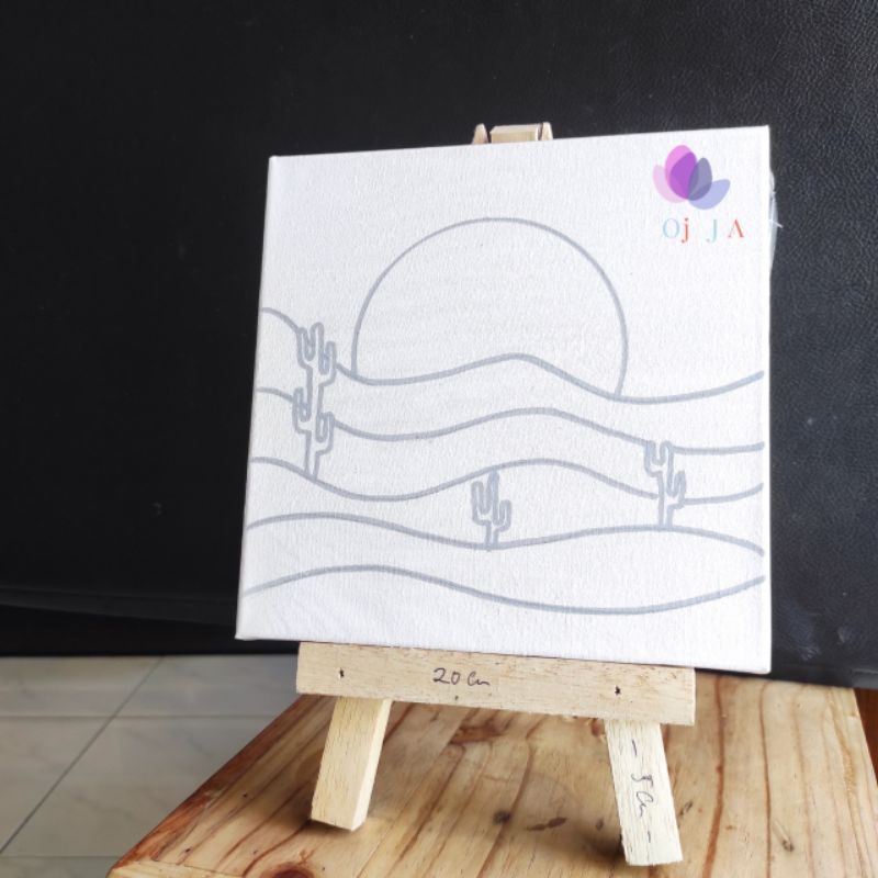 

Kanvas Sketsa Pemandangan / Paint Of Canvas