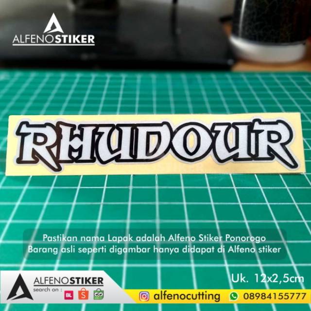 Stiker Rudhour STJ Sudiro Tungga Jaya | Cutting Sticker