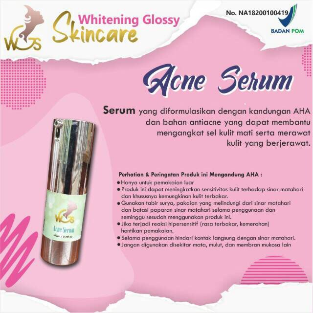 (WGS) SERUM WHITENING GLOSSY SKINCARE
