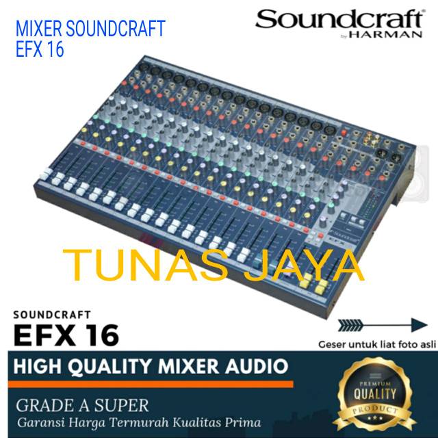 MIXER SOUNDCRAFT EFX 16