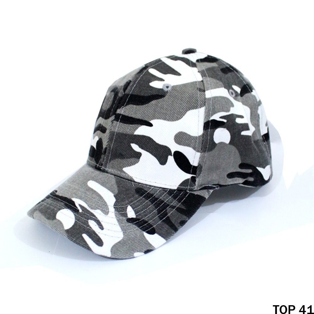 Topi Baseball Loreng Kamuflase Trucker Army Summer Hat - TOP 41