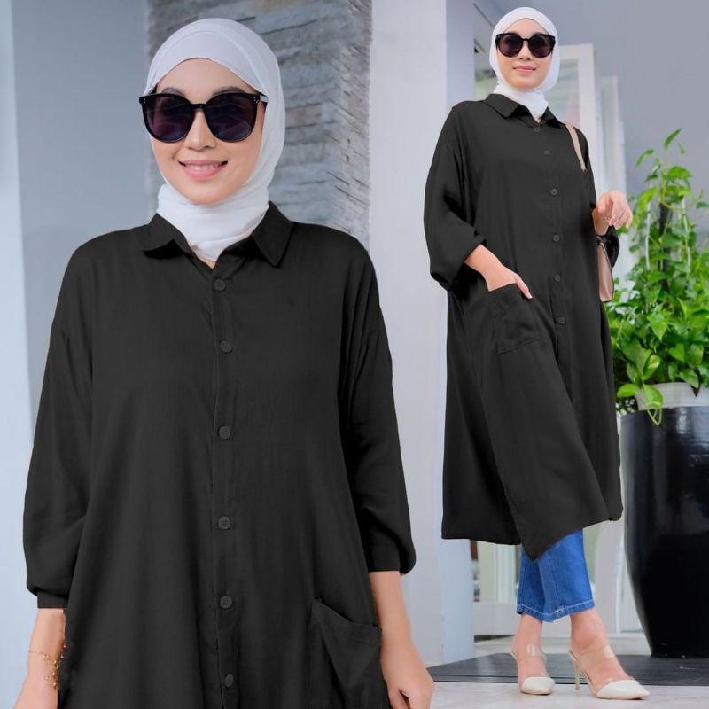 Diyana tunik atasan long tunik fashion wanita remaja