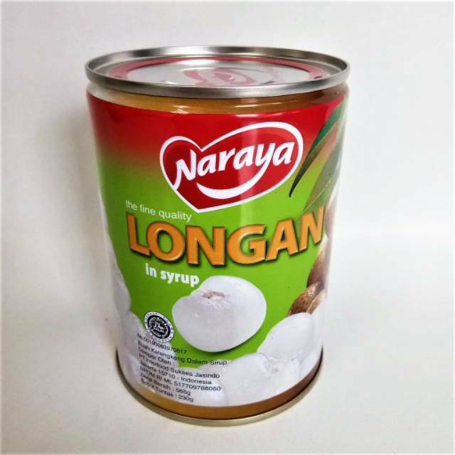 

Naraya Longan/ Buah Kelengkeng dalam sirup- Minuman kaleng