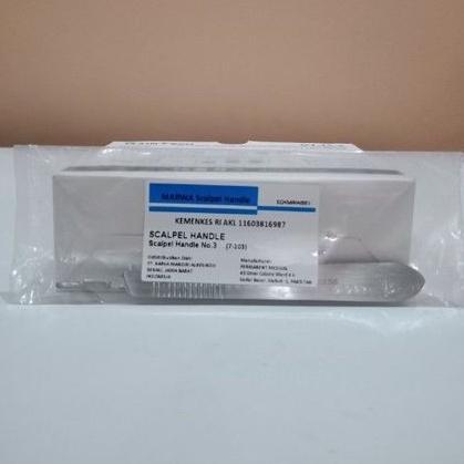 Scalpel handle / Gagang bisturi / Scalpel no. 3 4 per pcs