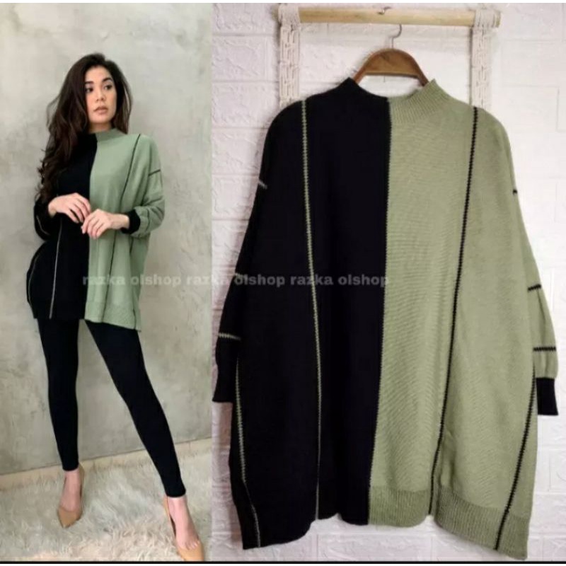 Atasan Rajut import big size atau Jumbo XXXL