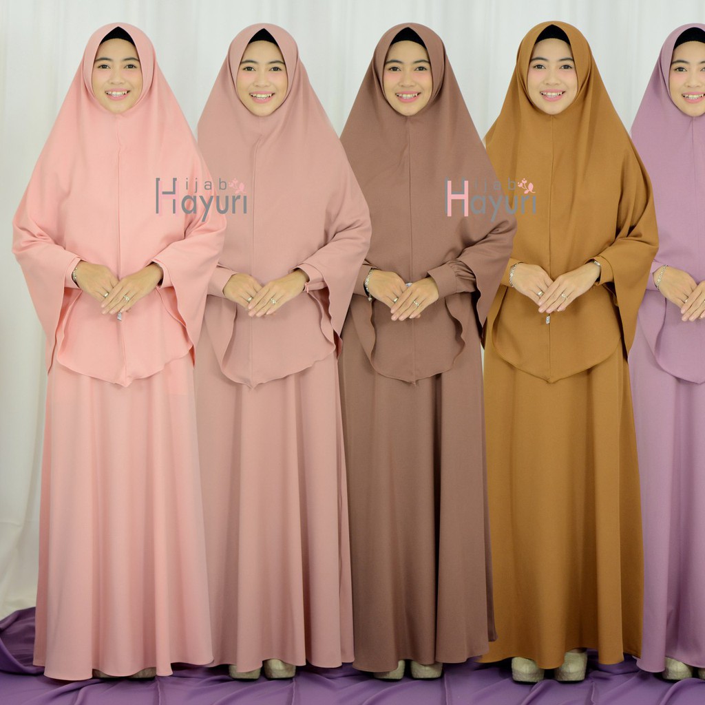 GAMIS BASIC DAILY HAWA HIJAB HAYURI ORIGINAL PILIHAN WARNA 2 (GAMIS ONLY)