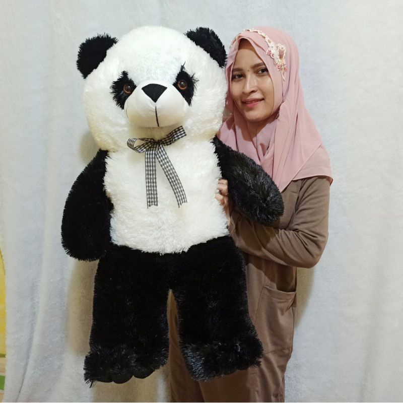 Boneka panda jumbo 90cm.