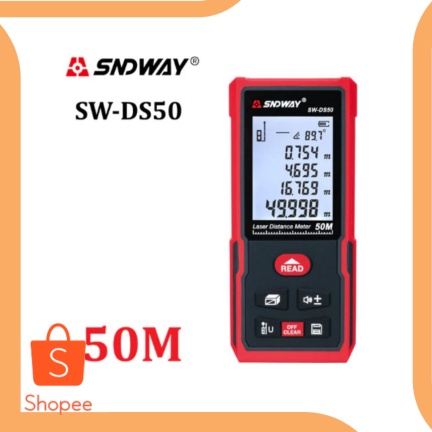 

Dijual tools SNDWAY Meteran Digital 50 Meter SW-DS50 New Version Electronic Diskon