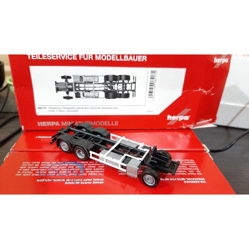 herpa 085175 sasis scania CSCR 6x2 skala 87