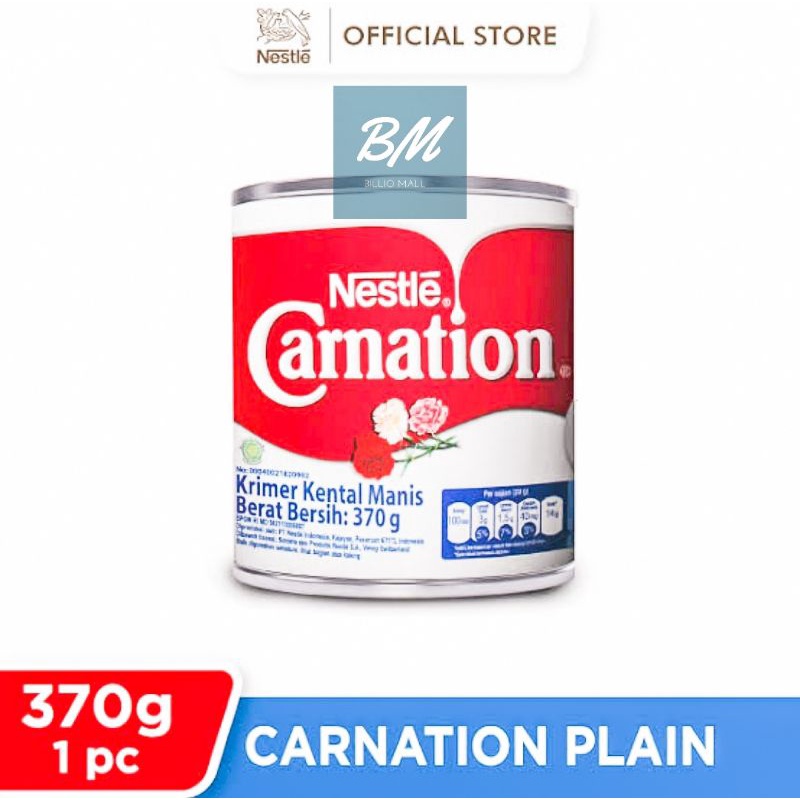 

Nestle Carnation 370 gr / Susu Kental Manis Carnation 370 gr / Sweet Condensed Creamer Carnation Kaleng 370 gr SKM