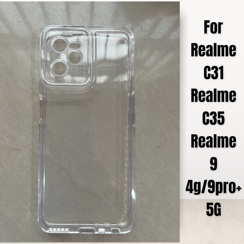 Clear case tpu new tipe Case Realme C31 , Realme C35 , Realme 9 4G/ Realme 9 Pro+ 5G