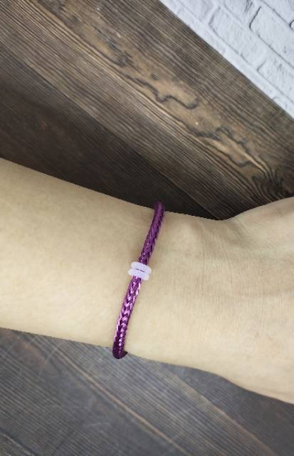 Fifi Fashion Gelang Tali Kawat Anti Air Waterproof Charm Liontin  Pandora Emas Hongkong(1-6)NEW 12#