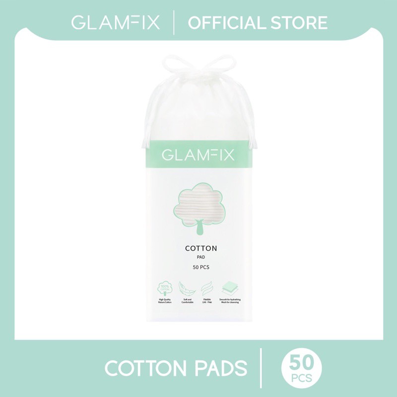 GLAMFIX By Y.O.U Cotton Pad | Kapas Kecantikan 50pcs