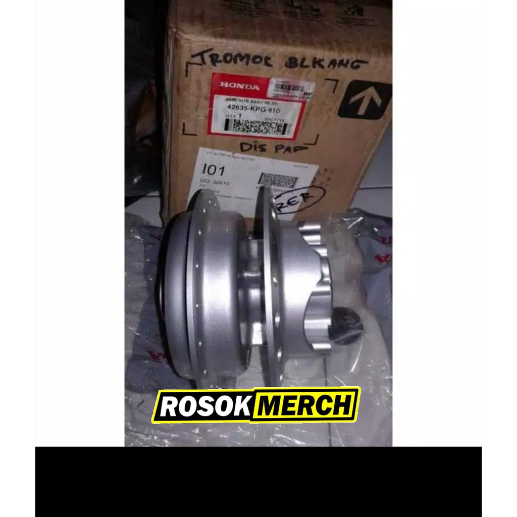 Tromol Belakang Supra X 125 DD Double Disc Original Honda Ori AHM