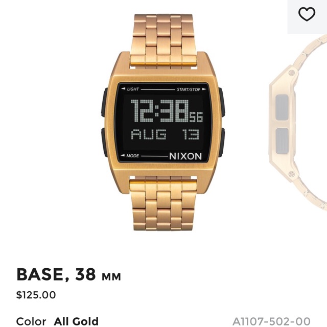 Nixon a1107-502 gold