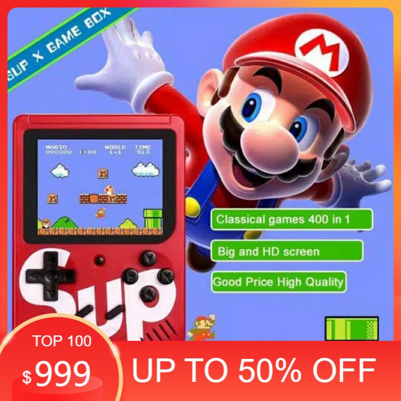 BISA COD GameBoy Retro Mini SUP 400 in 1 game box portable mainan anak