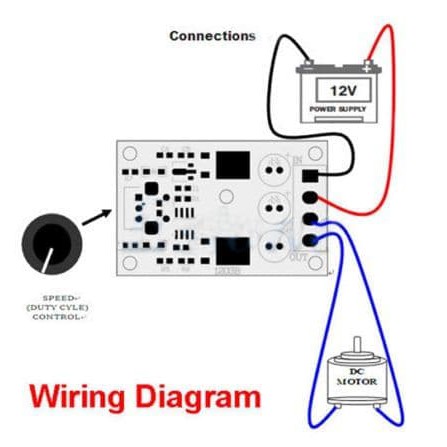 ADJUSTABLE PWM DC MOTOR SPEED CONTROLLER