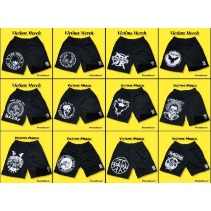 Boxer Pria Celana Pendek Distro Kolor Pria Celana Pendek Pria Hitam