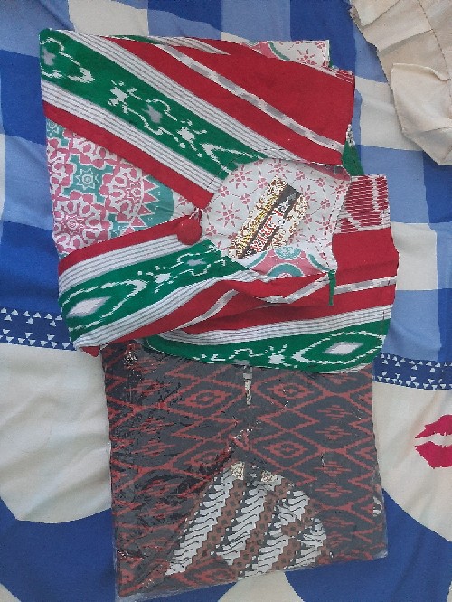 Batik Wanita Asj Sa Hrb026 Kenongo Kemeja Tosca Pendek