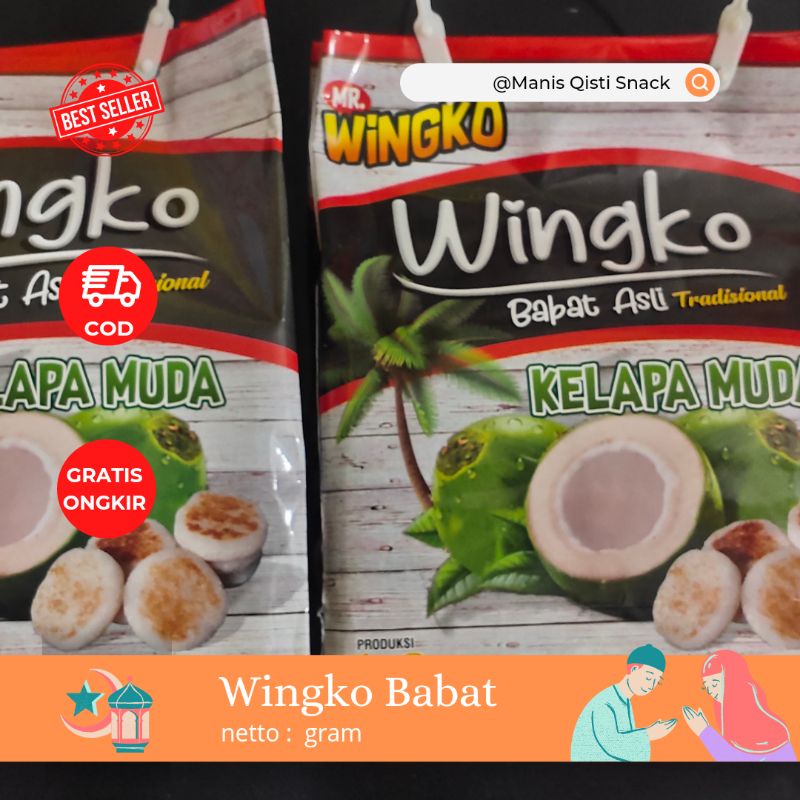 

WINGKO BABAT ASLI TRADISIONAL KLAPA MUDA KHAS JOGJA
