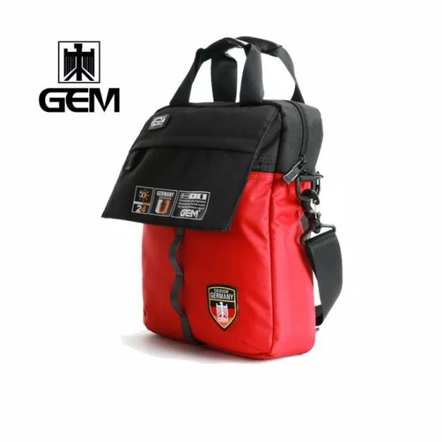 Tas selempang import merk "GEM" original fashion pria/wanita