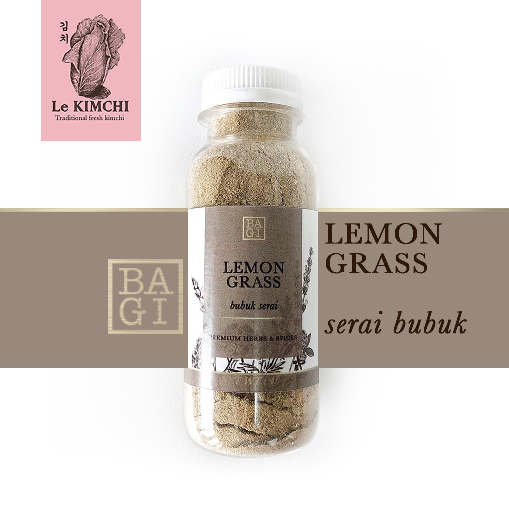 

Serai Sereh bubuk PREMIUM - Lemongrass Powder - BAGI