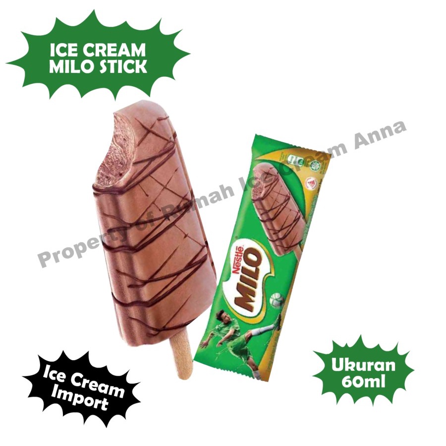 

Ice Cream Milo cup/ Stik Nestle