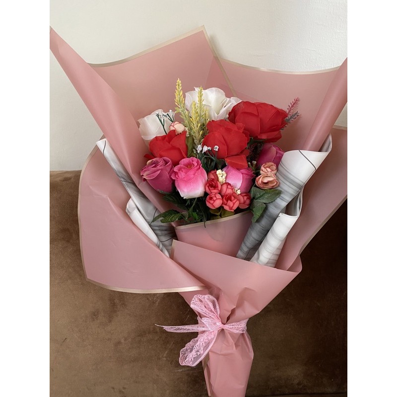 Buket bunga artificial || buket bunga palsu || buket bunga  aniversary || buket bunga ulang tahun