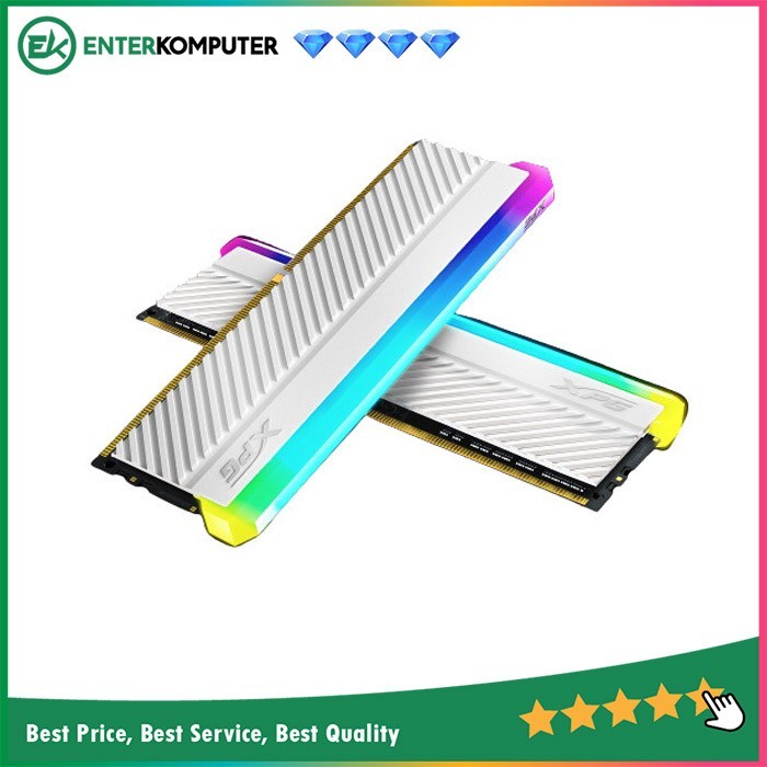 ADATA DDR4 XPG SPECTRIX D45G WHITE VERSION PC28800 32GB (2X16GB) - RGB