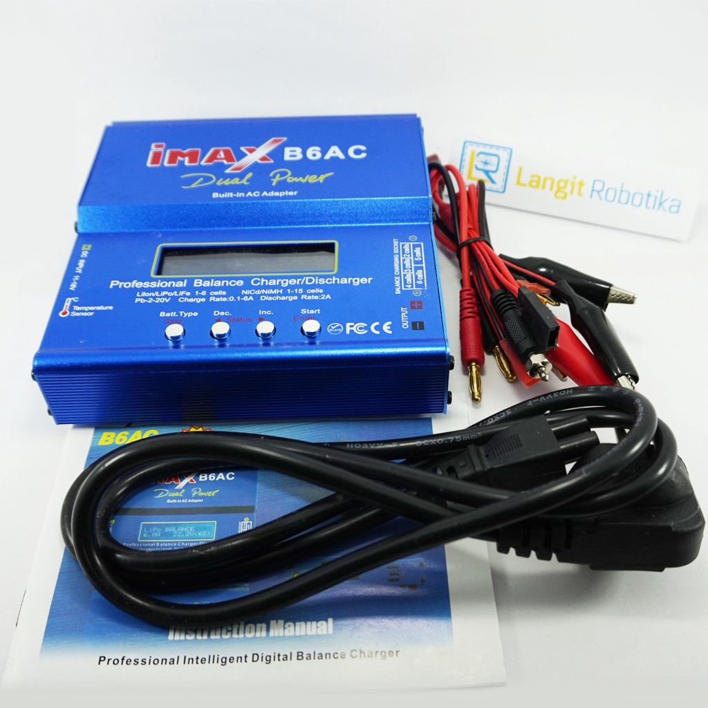 80 WATT Charger LIPO Lithium Polymer IMAX B6AC RC Plane IMAX B6 AC