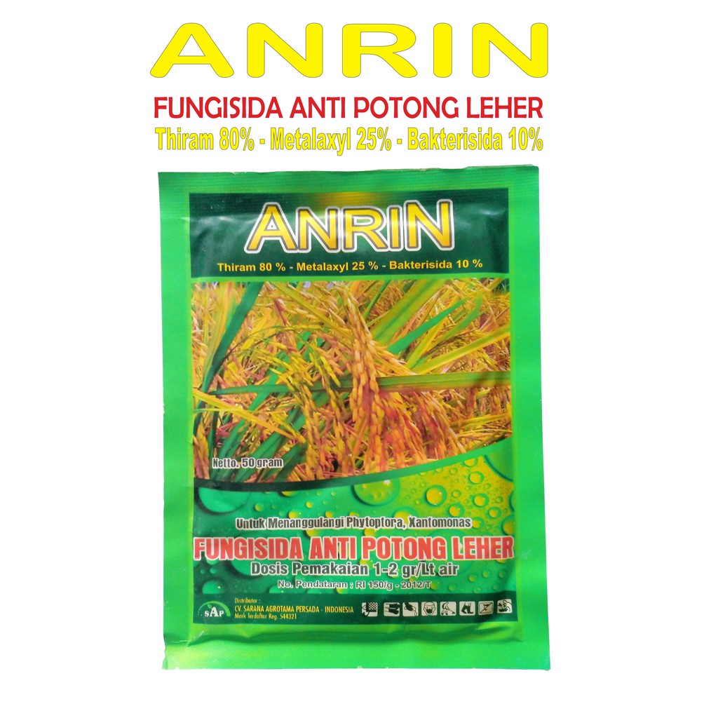 Fungisida ANRIN Anti Potong Leher 50 gram