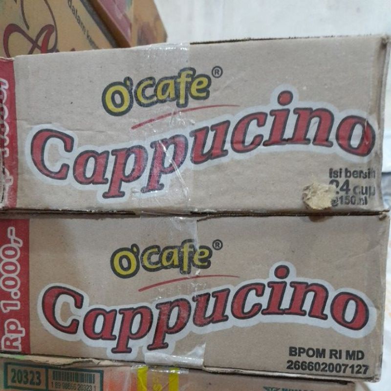 

OCAFE CAPPUCCINO PERBOX ISI 24 X 150 ML