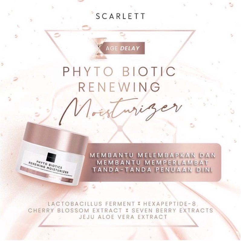 Scarlett Age Delay Phyto Biotics Renewing Moisturizer - 20g