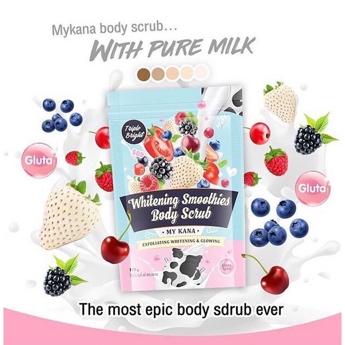 Murah My Kana Body Scrub - Scrub Badan - Body Care - Kecantikan - Kesehatan Limited Stock