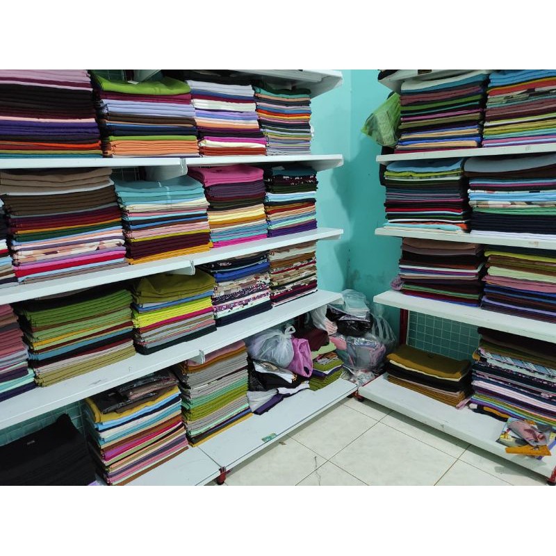 NaQiya jilbab wolfis polos premium - soft pink