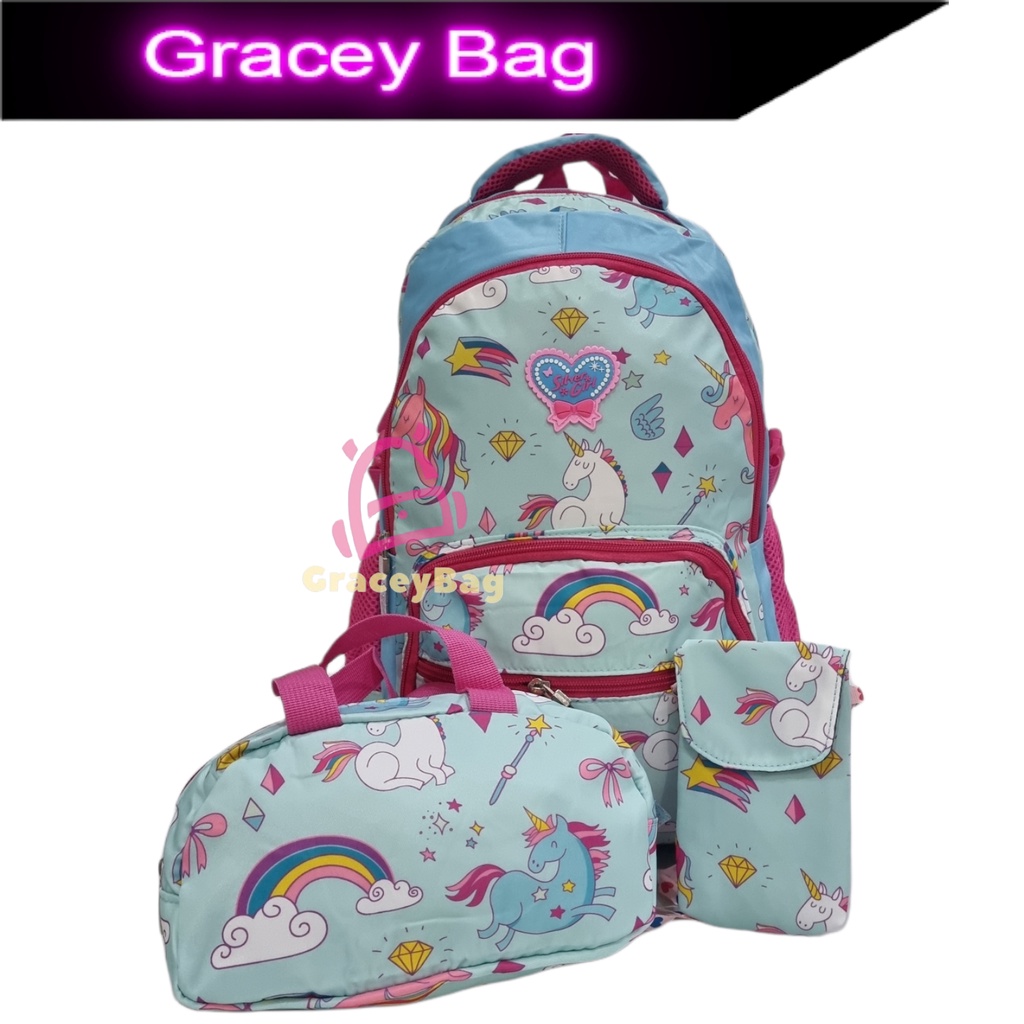 GB-75811S Tas Ransel Anak Perempuan / Remaja Silvergirl