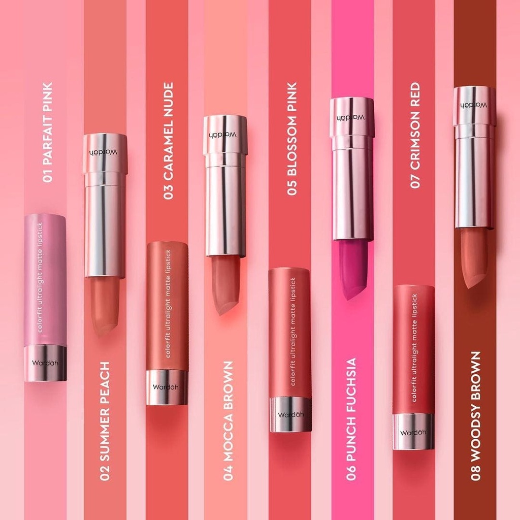 WARDAH ULTRALIGHT MATTE LIPSTICK (KOREAN LIPSTICK)