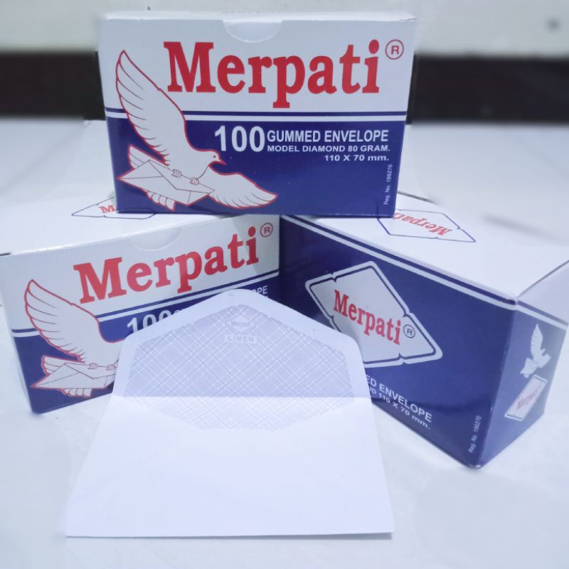 

Amplop Merpati Kecil uk 110x70mm | ada perekat MURAH